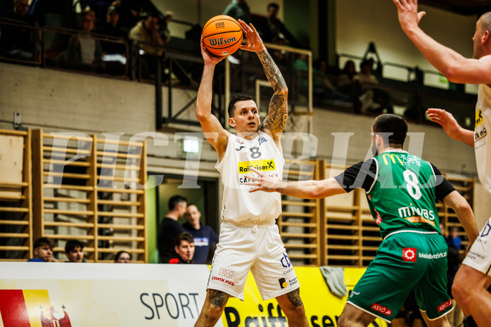 Basketball, Basketball Zweite Liga 2024/25, Grunddurchgang 19.Runde, Mattersburg Rocks, Future Team Steiermark, Petar Zivkovic (8)
