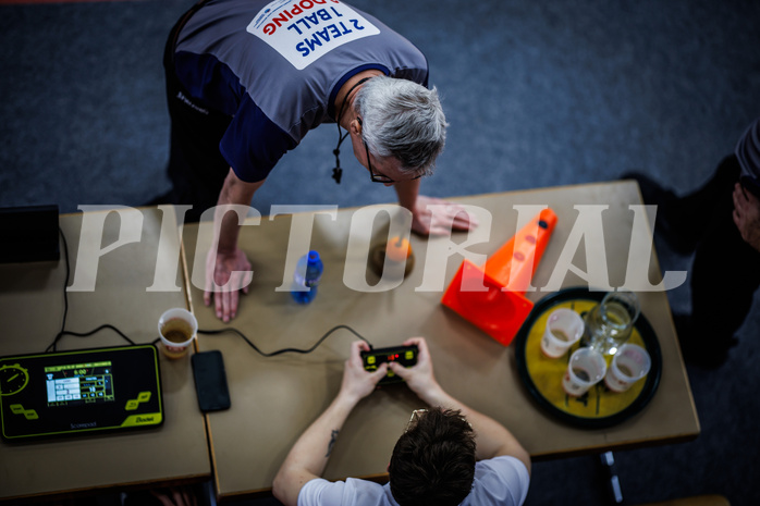 Basketball, Basketball Zweite Liga 2024/25, Grunddurchgang 19.Runde, Traiskirchen Lions NexGen, Wörthersee Piraten, SR Erich Kratschmer