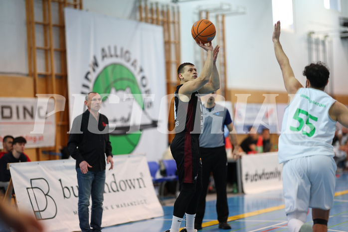 Basketball Zweite Liga 2024/25, Grunddurchgang 19.Runde Union Deutsch Wagram Aligators vs. Mistelbach Mustangs


