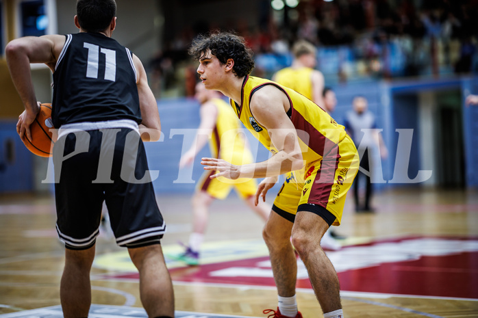 Basketball, Basketball Zweite Liga 2024/25, Grunddurchgang 19.Runde, Traiskirchen Lions NexGen, Wörthersee Piraten, David Hofstädter (10)
