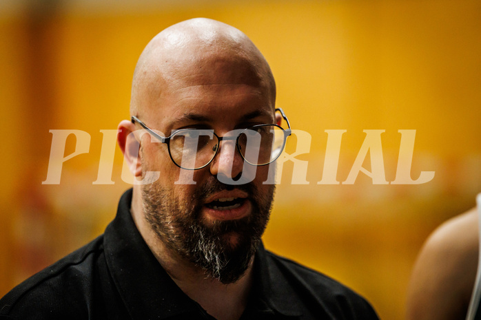 Basketball, Basketball Zweite Liga 2024/25, Grunddurchgang 19.Runde, Mattersburg Rocks, Future Team Steiermark, Dimitris Sarikas (Head Coach)