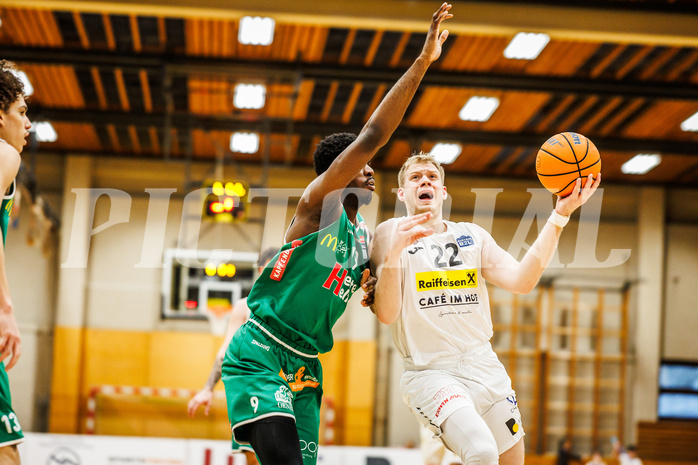 Basketball, Basketball Zweite Liga 2024/25, Grunddurchgang 19.Runde, Mattersburg Rocks, Future Team Steiermark, Asdren Drew Koka (22)