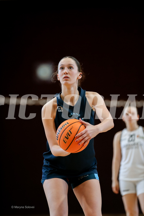 15.02.2025 Österreichischer Basketballverband 2024/25, SLWU19, Basket Flames UNION vs. Vienna Timberwolves