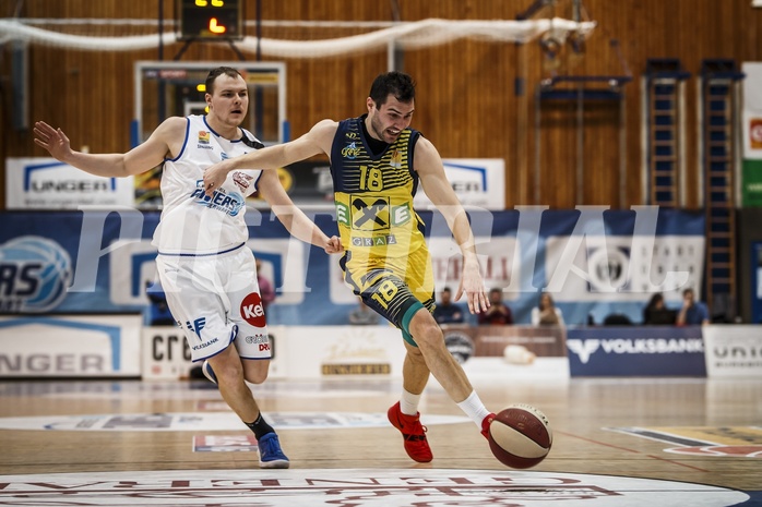 Basketball, ABL 2018/19, Grunddurchgang 27.Runde, Oberwart Gunners, UBSC Graz, Ivan Mikulic (18)
