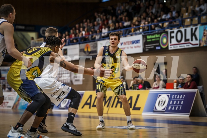 Basketball, ABL 2018/19, Grunddurchgang 27.Runde, Oberwart Gunners, UBSC Graz, Jakob Ernst (11)