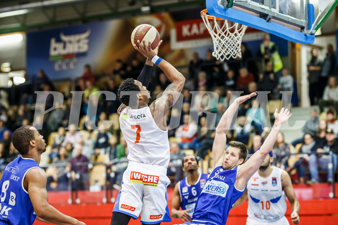 Basketball, Basketball Austria Cup, Achtelfinale, Kapfenberg Bulls, Oberwart Gunners, Willie Atwood (7)