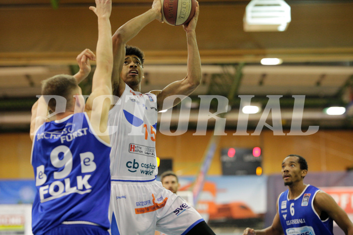 Basketball, Basketball Austria Cup, Achtelfinale, Kapfenberg Bulls, Oberwart Gunners, Jeremy Jones (15)