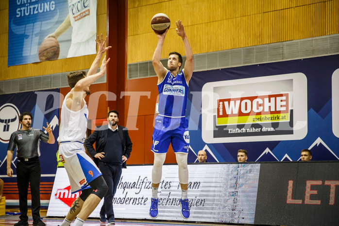 Basketball, Basketball Austria Cup, Achtelfinale, Kapfenberg Bulls, Oberwart Gunners, Andrius Mikutis (5)