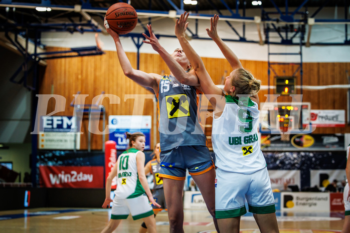 Basketball, Basketball Austria Cup 2022/23, Damen Finale, UBI Graz, BK Raiffeisen Duchess, Sarah Schicher (15)