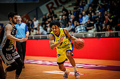 Basketball, Basketball Austria Cup 2022/23, Herren Finale, Gmunden Swans, UBSC Graz, Zachery Deshon Cooks (3)