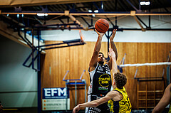 Basketball, Basketball Austria Cup 2022/23, Herren Finale, Gmunden Swans, UBSC Graz, D. Lautier-Ogunleye (23)