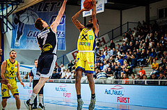 Basketball, Basketball Austria Cup 2022/23, Herren Finale, Gmunden Swans, UBSC Graz, Issac James Vann Jr (13)