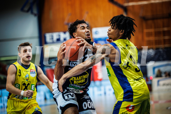 Basketball, Basketball Austria Cup 2022/23, Herren Finale, Gmunden Swans, UBSC Graz, D. Lautier-Ogunleye (23)