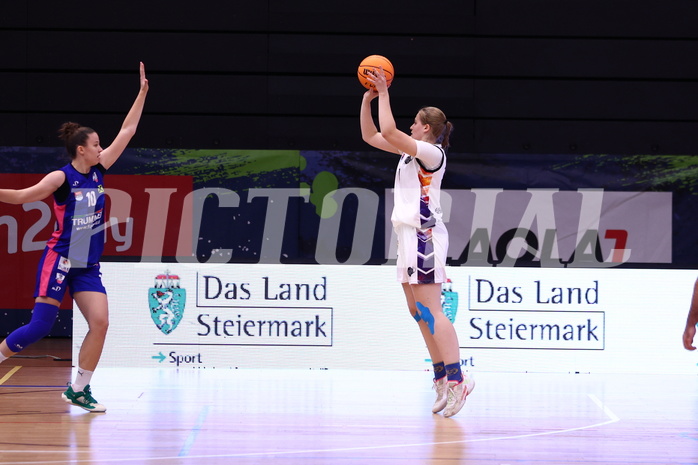 22.10.2023, Graz, Raiffeisen Sportpark, Basketball Damen Superliga 2023/24, Grunddurchgang 2.Runde, UBSC-DBBC Graz - Vienna United Women,  