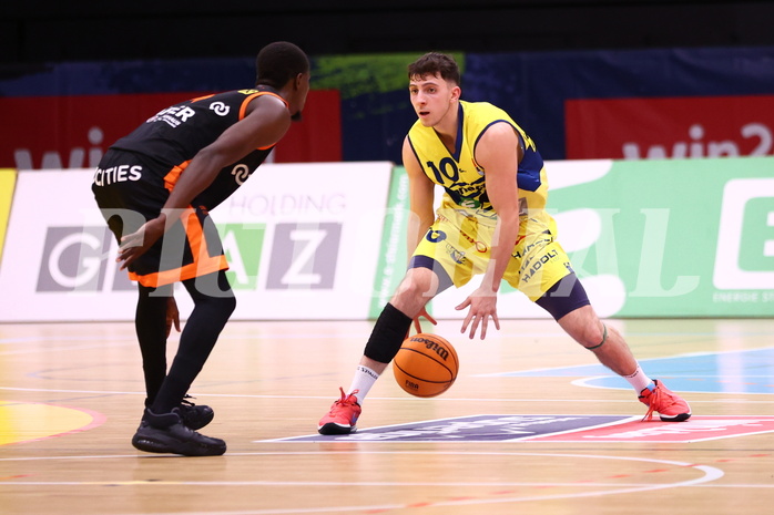 22.10.2023, Graz, Raiffeisen Sportpark Graz, Basketball Superliga 2023/24, Grunddurchgang, Runde 4, UBSC Raiffeisen Graz vs. CITIES Panthers Fürstenfeld