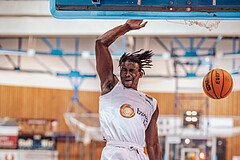 Basketball, Basketball Superliga 2023/24, Grundduchgang Runde 4., Oberwart Gunners, Kapfenberg Bulls, Shaquille Rombley (5)