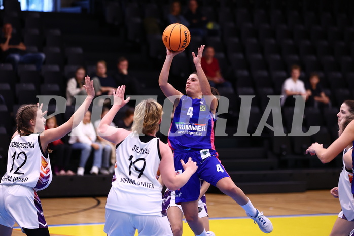 22.10.2023, Graz, Raiffeisen Sportpark, Basketball Damen Superliga 2023/24, Grunddurchgang 2.Runde, UBSC-DBBC Graz - Vienna United Women,  