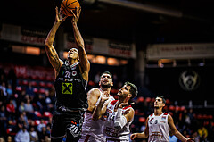 Basketball, Win2Day Superliga 2023/24, Grunddurchgang 4.Runde, BC Vienna, Flyers Wels, Christopher Ferguson (20)