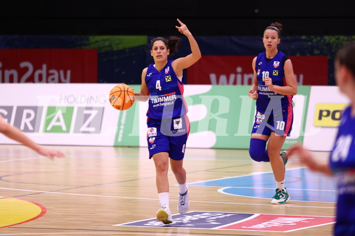 22.10.2023, Graz, Raiffeisen Sportpark, Basketball Damen Superliga 2023/24, Grunddurchgang 2.Runde, UBSC-DBBC Graz - Vienna United Women,  
