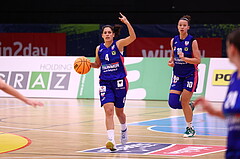 22.10.2023, Graz, Raiffeisen Sportpark, Basketball Damen Superliga 2023/24, Grunddurchgang 2.Runde, UBSC-DBBC Graz - Vienna United Women,  