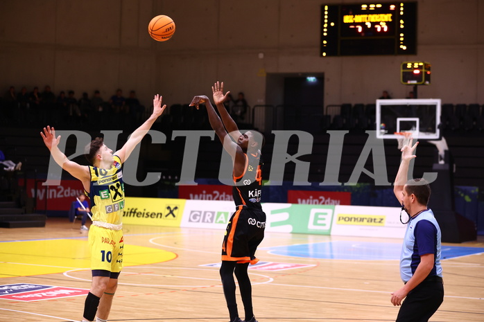 22.10.2023, Graz, Raiffeisen Sportpark Graz, Basketball Superliga 2023/24, Grunddurchgang, Runde 4, UBSC Raiffeisen Graz vs. CITIES Panthers Fürstenfeld