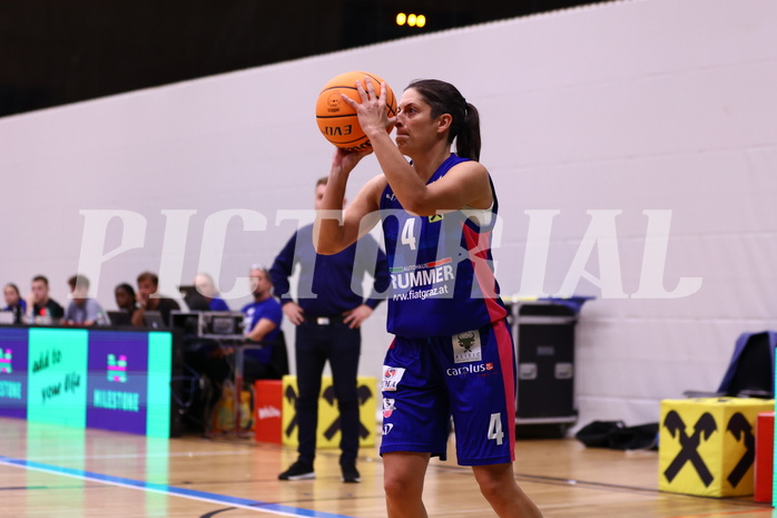 22.10.2023, Graz, Raiffeisen Sportpark, Basketball Damen Superliga 2023/24, Grunddurchgang 2.Runde, UBSC-DBBC Graz - Vienna United Women,  