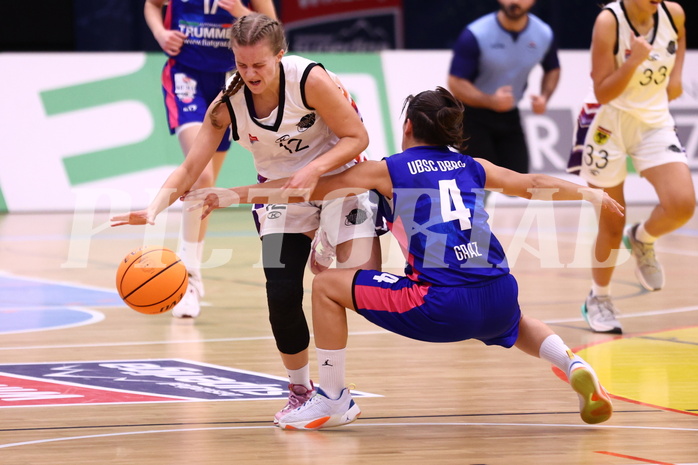 22.10.2023, Graz, Raiffeisen Sportpark, Basketball Damen Superliga 2023/24, Grunddurchgang 2.Runde, UBSC-DBBC Graz - Vienna United Women,  