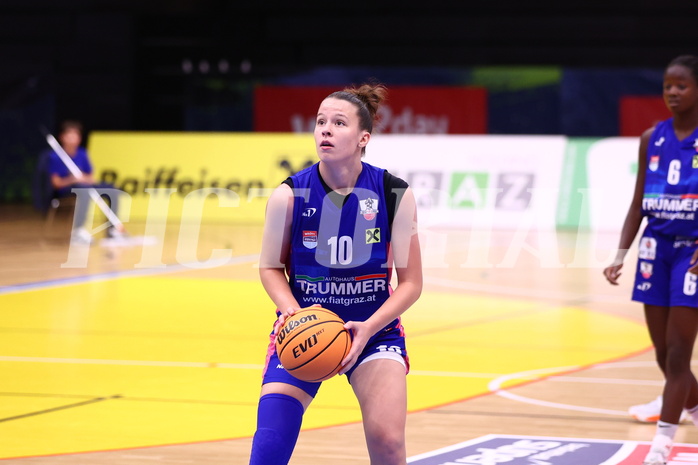 22.10.2023, Graz, Raiffeisen Sportpark, Basketball Damen Superliga 2023/24, Grunddurchgang 2.Runde, UBSC-DBBC Graz - Vienna United Women,  
