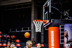 Basketball, Win2Day Superliga 2023/24, Grunddurchgang 4.Runde, BC Vienna, Flyers Wels, Gavrilo Tepic (4)