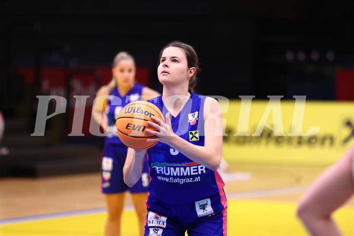 22.10.2023, Graz, Raiffeisen Sportpark, Basketball Damen Superliga 2023/24, Grunddurchgang 2.Runde, UBSC-DBBC Graz - Vienna United Women,  