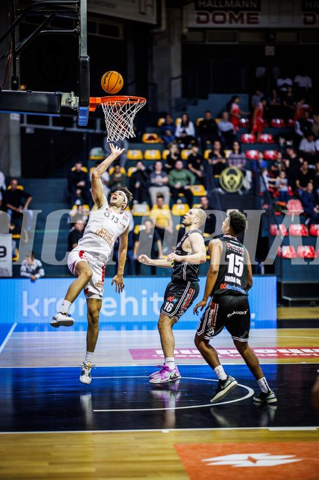 Basketball, Win2Day Superliga 2023/24, Grunddurchgang 4.Runde, BC Vienna, Flyers Wels, Darko Bajo (13)