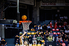 Basketball, Win2Day Superliga 2023/24, Grunddurchgang 4.Runde, BC Vienna, Flyers Wels, Darko Bajo (13)