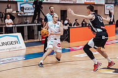Basketball, Basketball Superliga 2023/24, Grundduchgang Runde 4., Oberwart Gunners, Kapfenberg Bulls, Sebastian Kaeferle (7), #k18