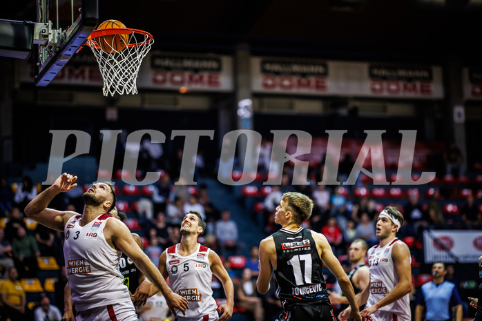 Basketball, Win2Day Superliga 2023/24, Grunddurchgang 4.Runde, BC Vienna, Flyers Wels, Jozo Rados (3)
