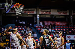 Basketball, Win2Day Superliga 2023/24, Grunddurchgang 4.Runde, BC Vienna, Flyers Wels, Jozo Rados (3)