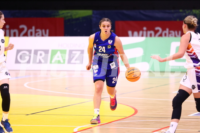 22.10.2023, Graz, Raiffeisen Sportpark, Basketball Damen Superliga 2023/24, Grunddurchgang 2.Runde, UBSC-DBBC Graz - Vienna United Women,  