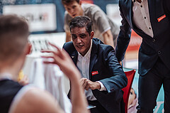 Basketball, Basketball Superliga 2023/24, Grundduchgang Runde 4., Oberwart Gunners, Kapfenberg Bulls, Antonio Herrera (Head Coach)