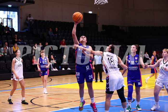 22.10.2023, Graz, Raiffeisen Sportpark, Basketball Damen Superliga 2023/24, Grunddurchgang 2.Runde, UBSC-DBBC Graz - Vienna United Women,  