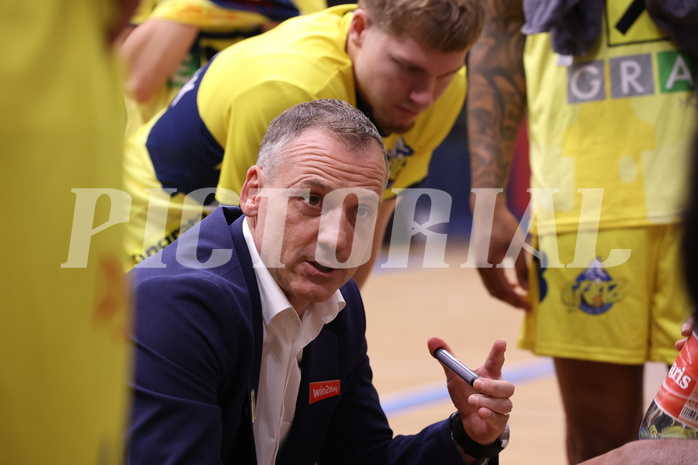 22.10.2023, Graz, Raiffeisen Sportpark Graz, Basketball Superliga 2023/24, Grunddurchgang, Runde 4, UBSC Raiffeisen Graz vs. CITIES Panthers Fürstenfeld