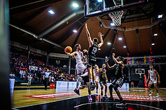 Basketball, Win2Day Superliga 2023/24, Grunddurchgang 4.Runde, BC Vienna, Flyers Wels, Bogic Vujosevic (5)