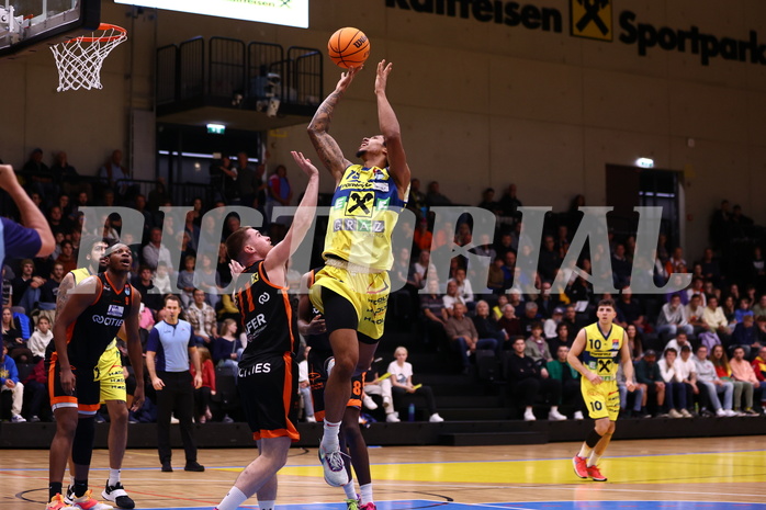 22.10.2023, Graz, Raiffeisen Sportpark Graz, Basketball Superliga 2023/24, Grunddurchgang, Runde 4, UBSC Raiffeisen Graz vs. CITIES Panthers Fürstenfeld