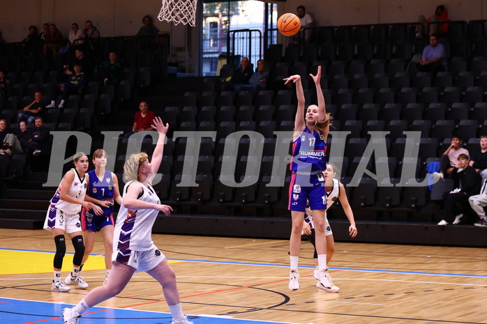 22.10.2023, Graz, Raiffeisen Sportpark, Basketball Damen Superliga 2023/24, Grunddurchgang 2.Runde, UBSC-DBBC Graz - Vienna United Women,  