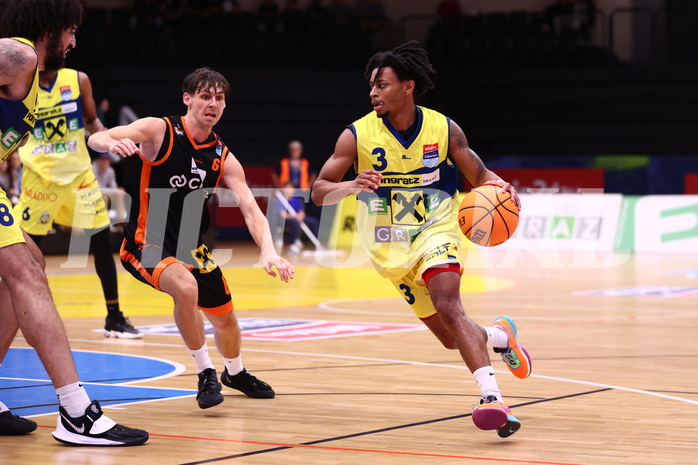 22.10.2023, Graz, Raiffeisen Sportpark Graz, Basketball Superliga 2023/24, Grunddurchgang, Runde 4, UBSC Raiffeisen Graz vs. CITIES Panthers Fürstenfeld