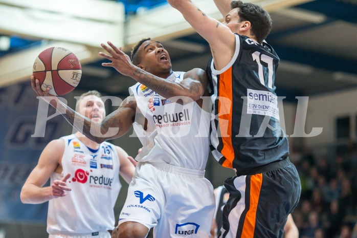 Basketball ABL 2015/16 Grunddurchgang 24.Runde Oberwart Gunners vs. Klosterneuburg Dukes