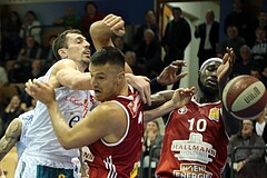 Basketball ABL 2015/16 Grunddurchgang 24.Runde Kapfenberg Bulls vs BC Vienna