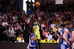 18.05.2024, Graz, Raiffeisen Sportpark, Basketball Superliga 2023/24, Playoffs, Finale, Spiel 1, UBSC Raiffeisen Graz - Unger Steel Gunners Oberwart
