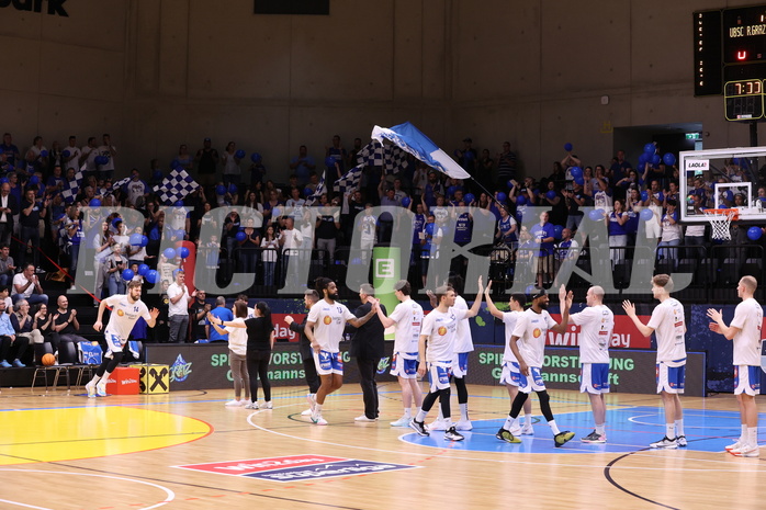 18.05.2024, Graz, Raiffeisen Sportpark, Basketball Superliga 2023/24, Playoffs, Finale, Spiel 1, UBSC Raiffeisen Graz - Unger Steel Gunners Oberwart