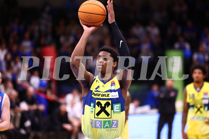 18.05.2024, Graz, Raiffeisen Sportpark, Basketball Superliga 2023/24, Playoffs, Finale, Spiel 1, UBSC Raiffeisen Graz - Unger Steel Gunners Oberwart