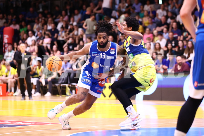 18.05.2024, Graz, Raiffeisen Sportpark, Basketball Superliga 2023/24, Playoffs, Finale, Spiel 1, UBSC Raiffeisen Graz - Unger Steel Gunners Oberwart
