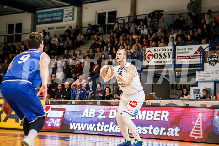 Basketball, Admiral Basketball Superliga 2019/20, Grunddurchgang 13.Runde, Oberwart Gunners, Vienna D.C. Timberwolves, Renato Poljak (16)